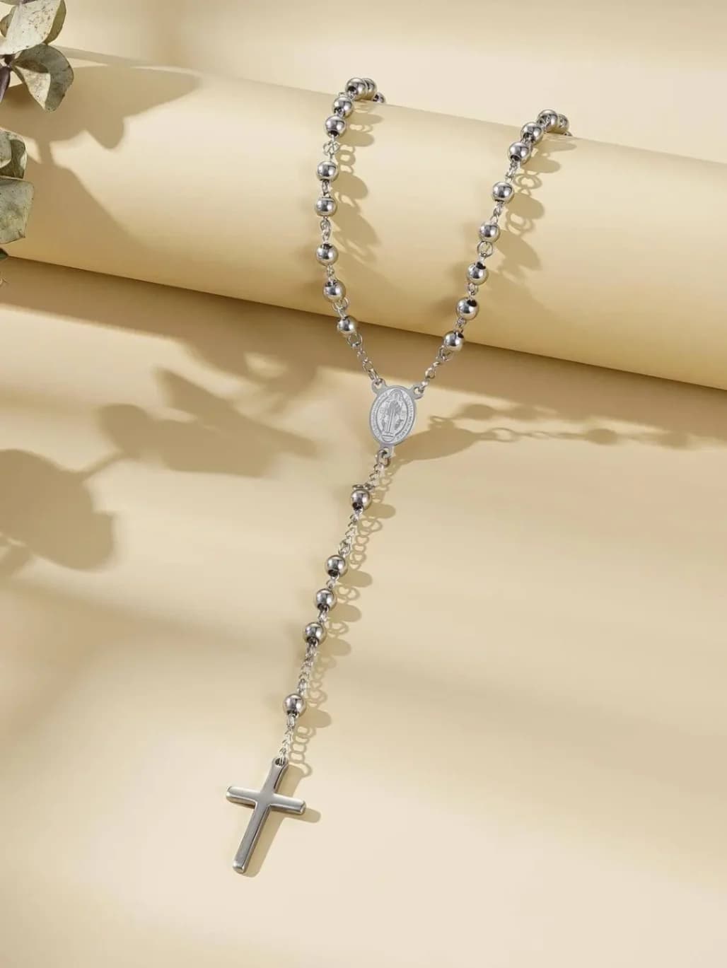 SILVER ROSARY