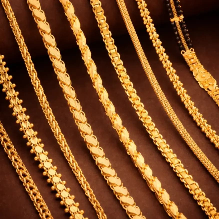 Panchaloham Gold Polish Chain