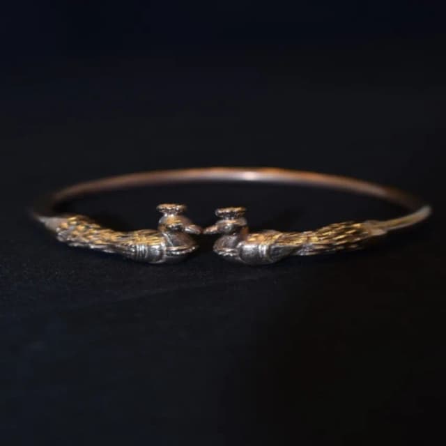 Peacock Bracelet, ஐம்பொன் மயில் காப்பு, పంచలోహం నెమలి కడియం,...
