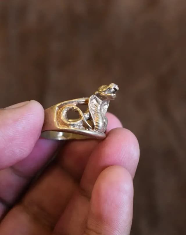 Sarpa Shakti Ring, സർപ്പ ശക്തി മോതിരം, ஐம்பொன் நாகம் மோதிரம்...