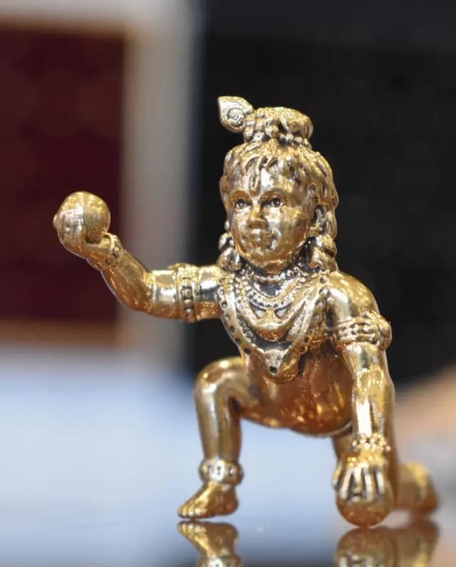 Crawling Bal Krishna Statue, ஐம்பொன் கிருஷ்ணர் சிலை, പഞ്ചലോഹ...