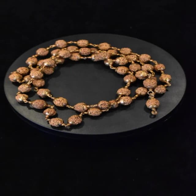 Rudraksha Malai, ஐம்பொன் ருத்ராட்ச மாலை, പഞ്ചലോഹം രുദ്രാക്ഷമ...