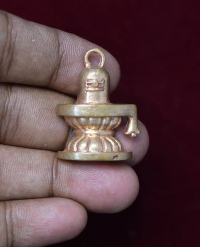Lingam Dollar, പഞ്ചലോഹം ലിംഗം ഡോളർ, ஐம்பொன் லிங்கம் டாலர், ప...